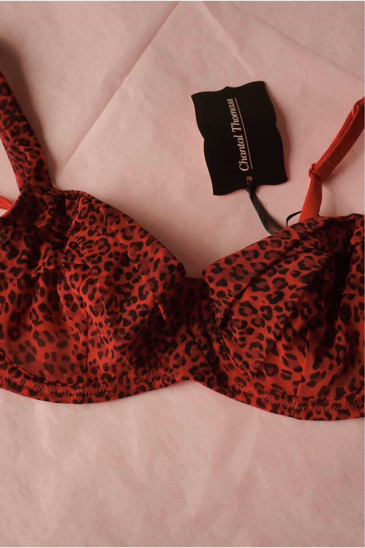 Chantal Thomas Laces Bra Panthere Rouge 1 Chantal Thomas Laces Bra Panthere Rouge 1