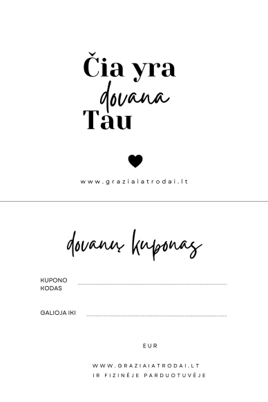 Dovanų kuponas 20Eur 1