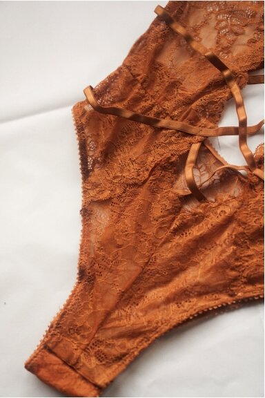 Oh La La Cheri Paris Teddy Lingerie Bodysuit One Size