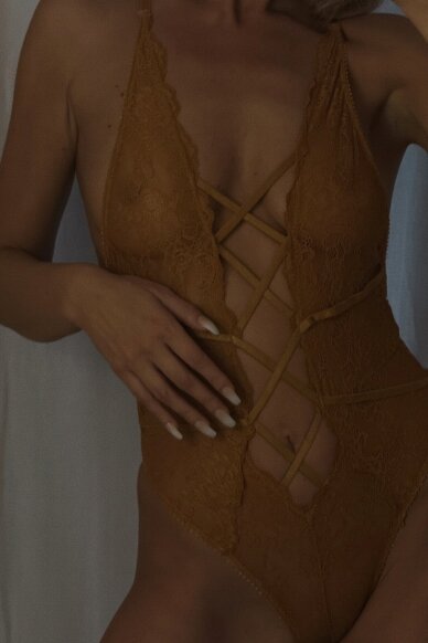 Oh La La Cheri Paris Teddy Lingerie Bodysuit One Size 5