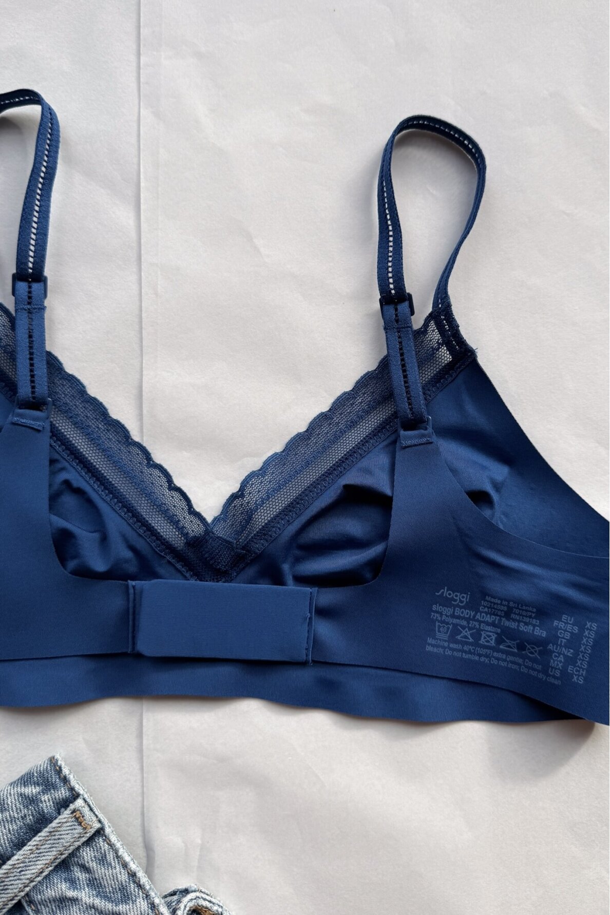 Sloggi Body Adapt Twist Soft Bra Blue 1 Sloggi Body Adapt Twist Soft Bra Blue 1