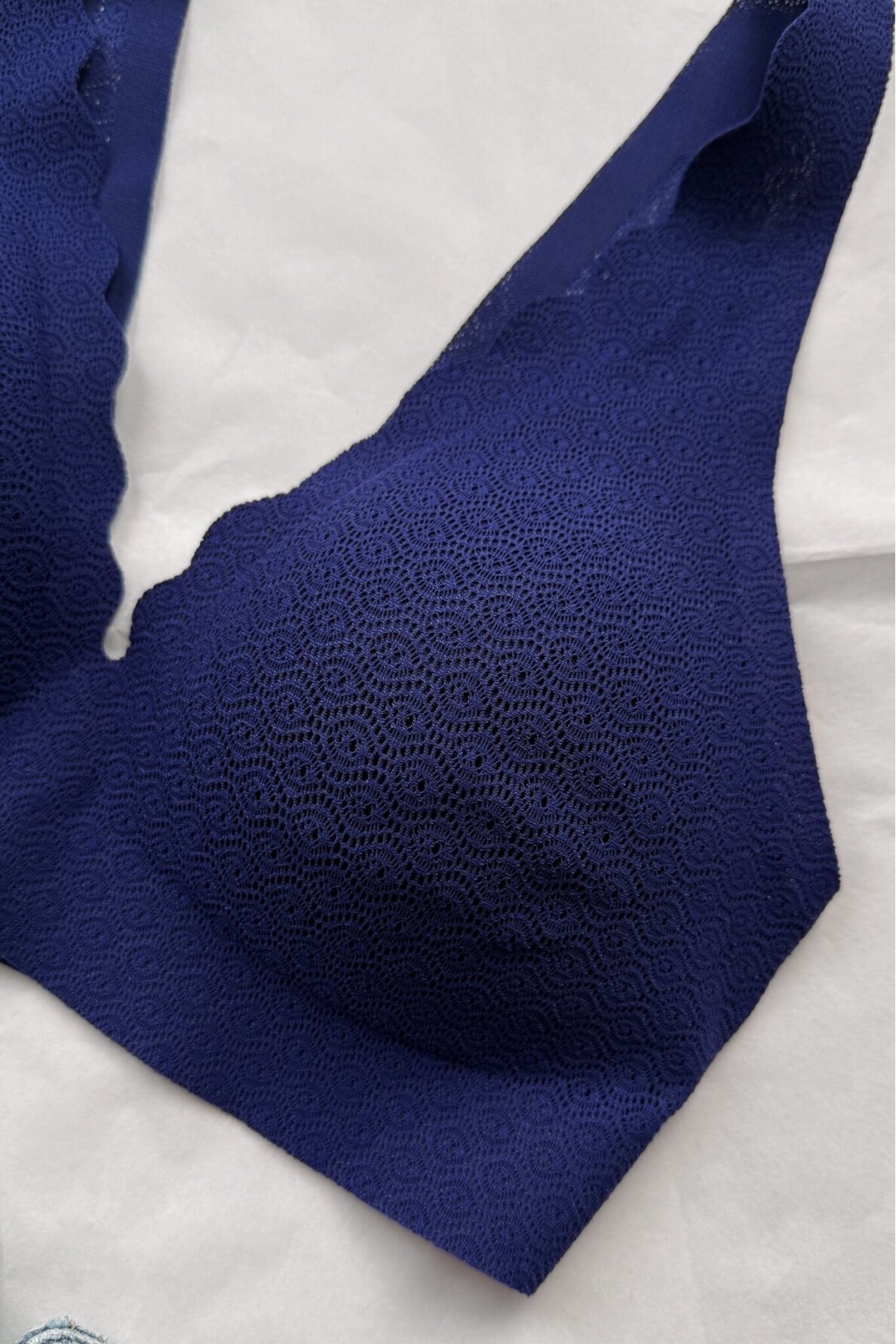Sloggi Zero Feel Lace Bralette Blue 1