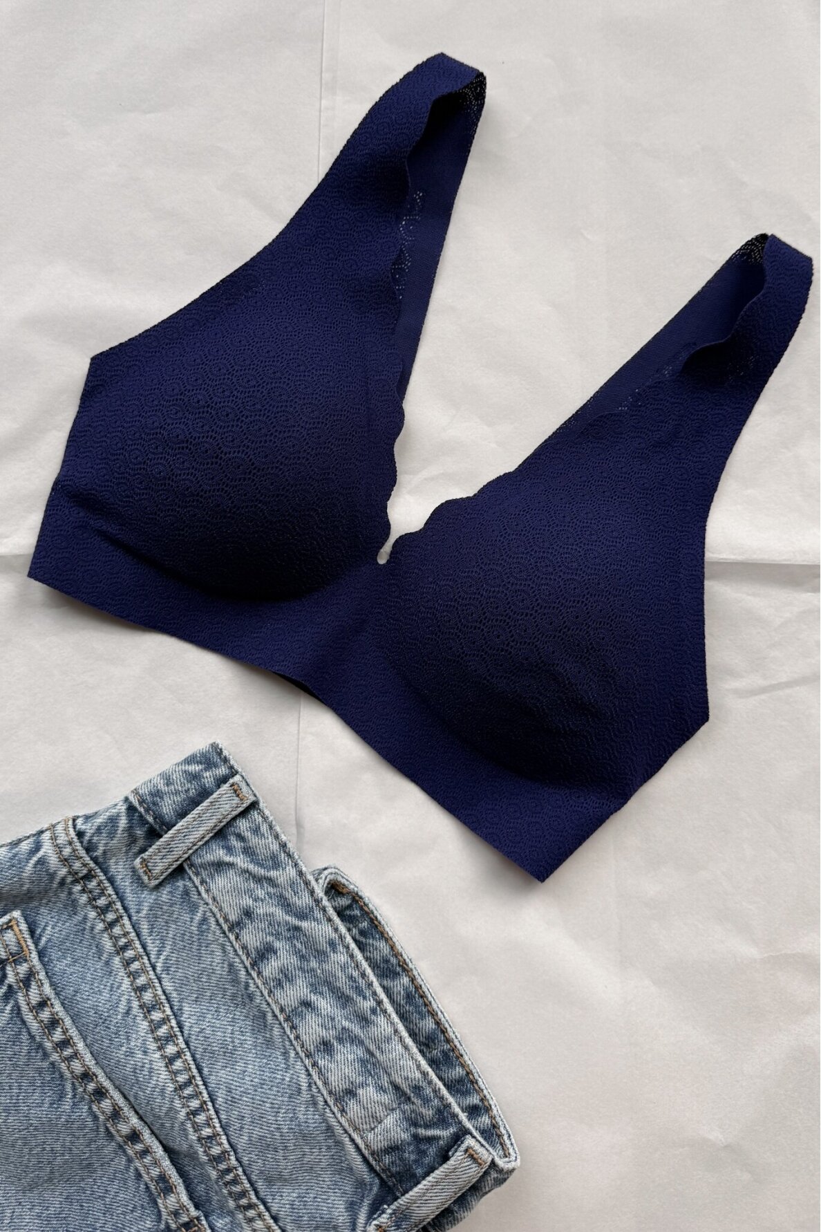 Sloggi Zero Feel Lace Bralette Blue Sloggi Zero Feel Lace Bralette Blue
