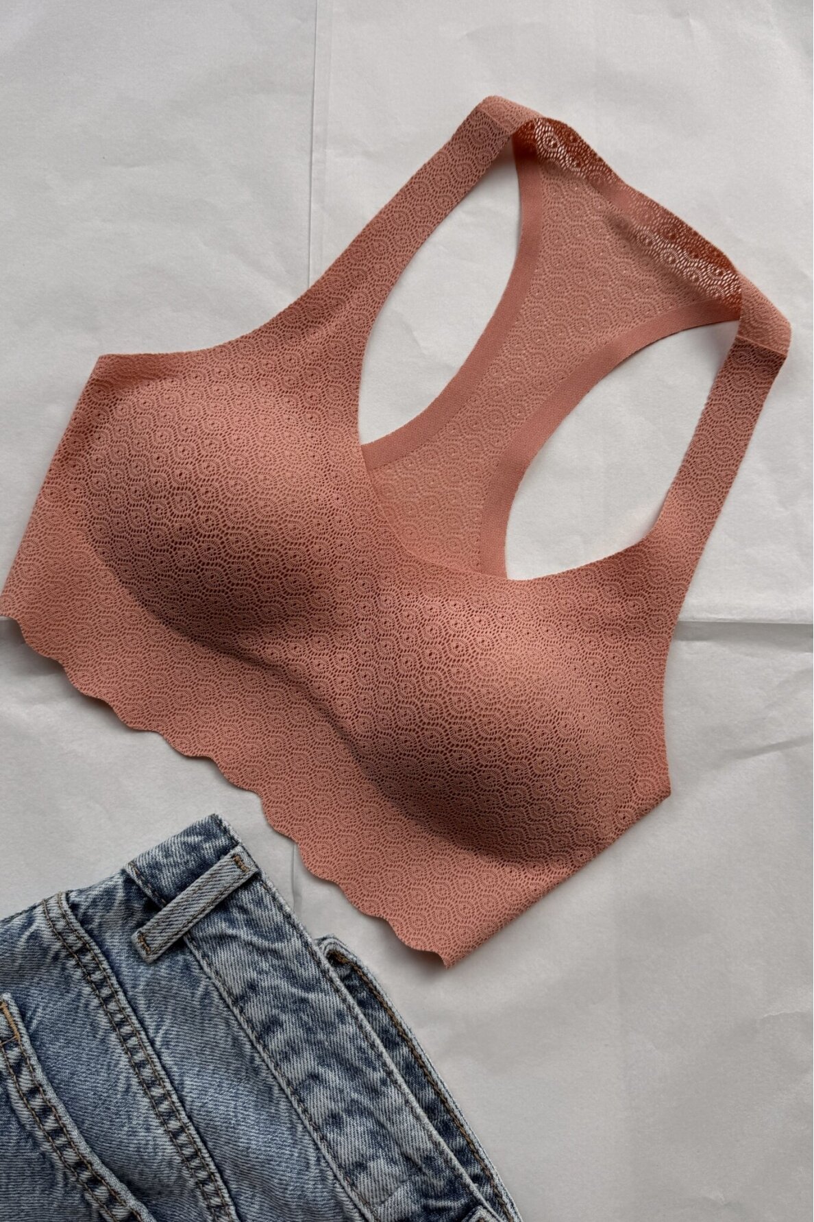 Sloggi Zero Feel Lace Bralette Peach Rose Sloggi Zero Feel Lace Bralette Peach Rose