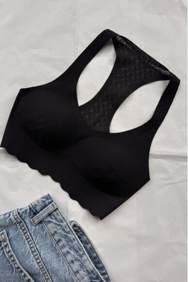 Sloggi Zero Feel Lace Bralette Black
