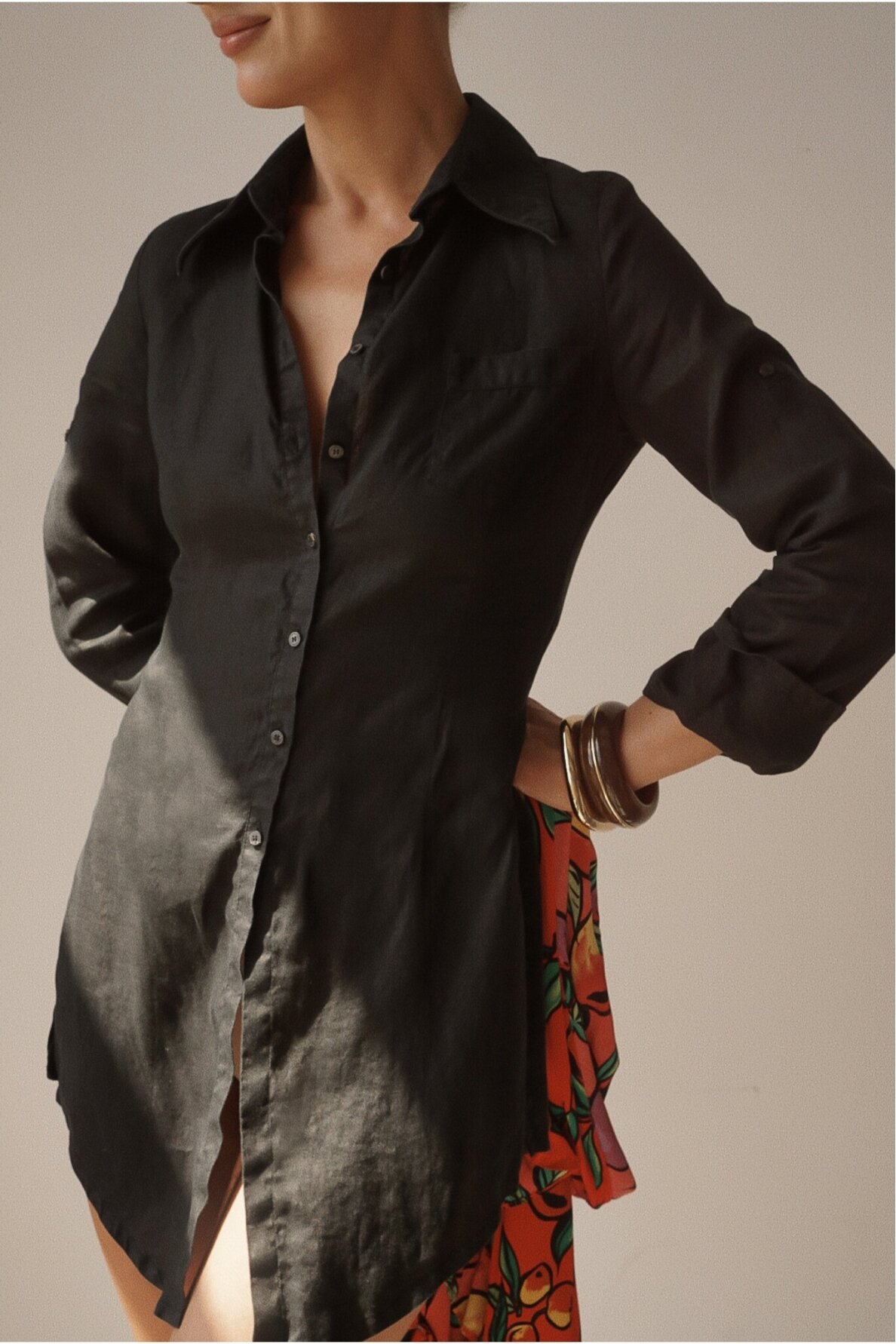 Vintage Linen Shirts Size 36 1