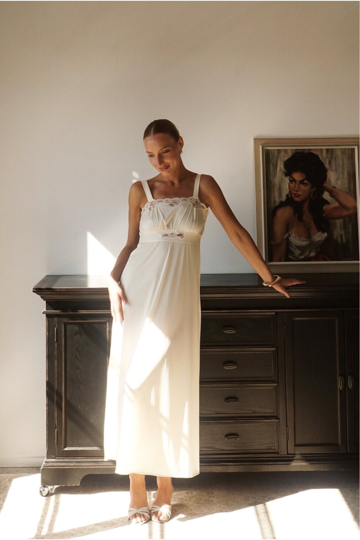Vintage Lingerie Dress Size S/M