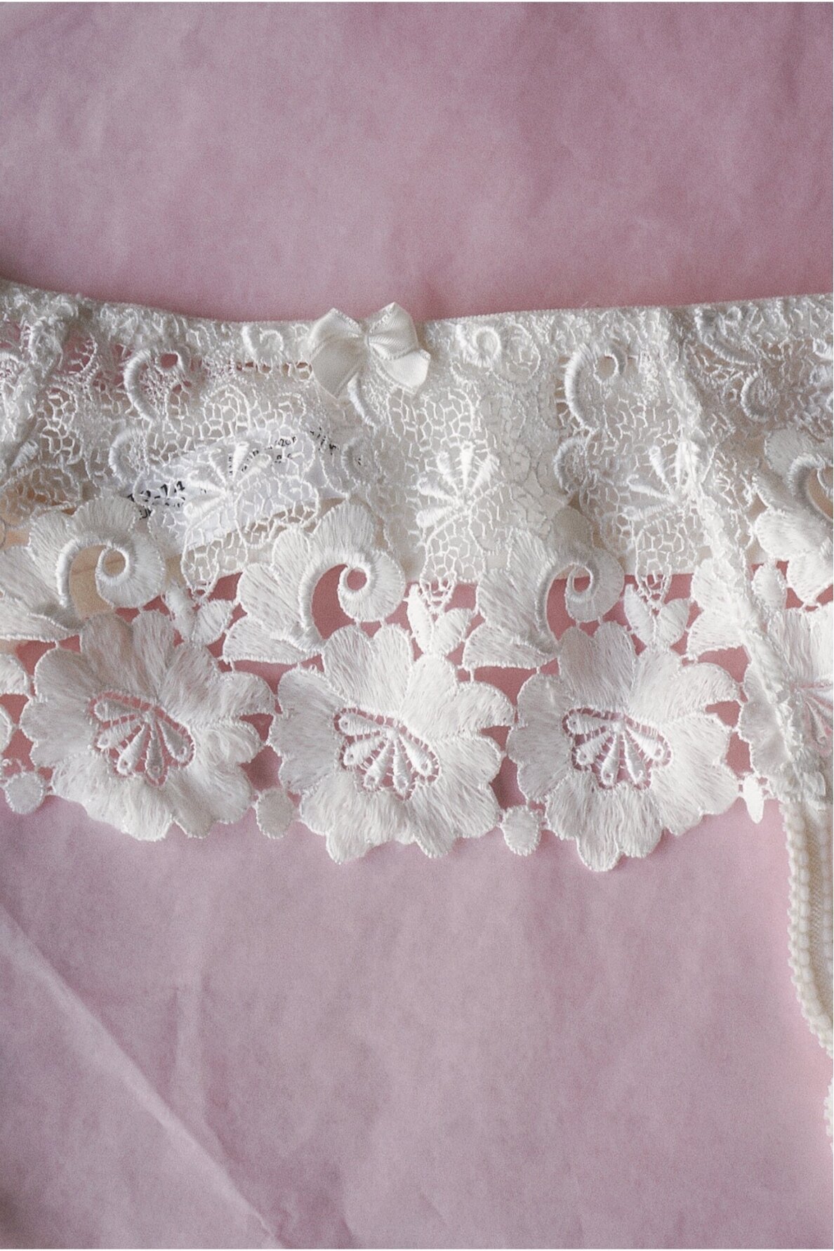 Vintage Lingerie Suspender Belt Size S 2