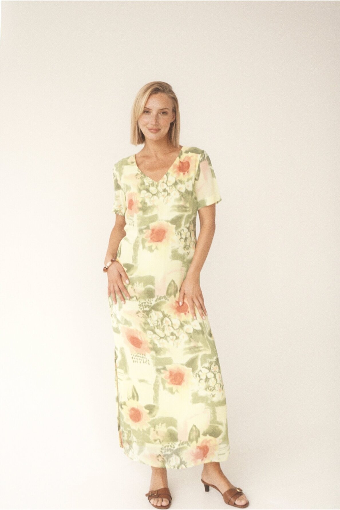 Vintage Summer Dress Size M 2