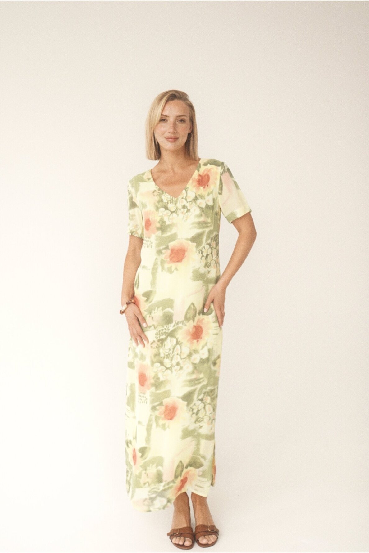 Vintage Summer Dress Size M 3