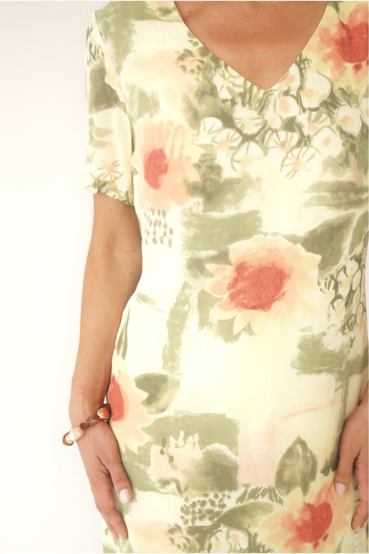 Vintage Summer Dress Size M 5