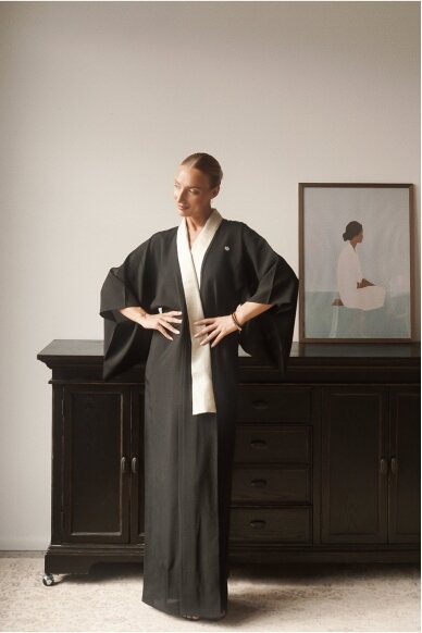 Vintage Authentic Japanese Kimono Hand Made One Size 1