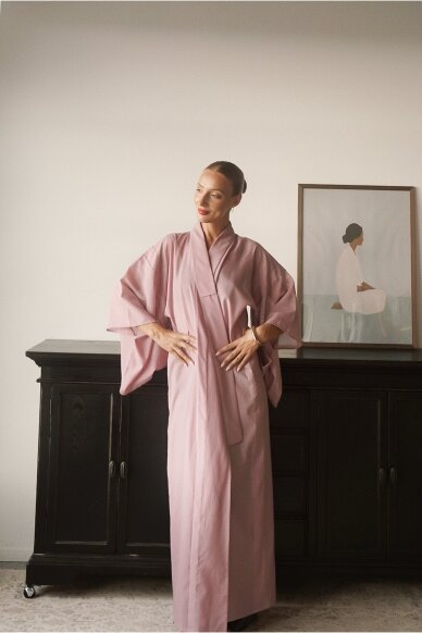 Vintage Authentic Japanese Kimono Hand Made One Size 1