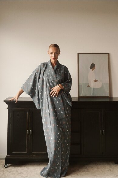 Vintage Authentic Japanese Kimono Hand Made One Size 3 Vintage Authentic Japanese Kimono Hand Made One Size 3