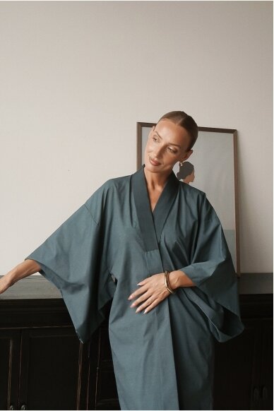 Vintage Authentic Japanese Kimono Hand Made One Size 3