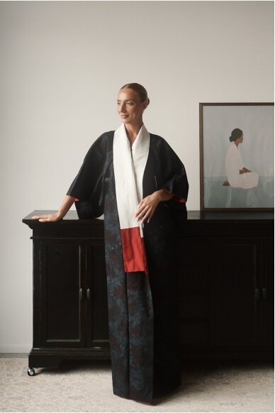 Vintage Authentic Japanese Kimono Hand Made One Size