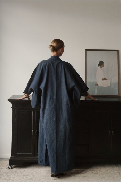 Vintage Authentic Japanese Kimono Hand Made One Size 2 Vintage Authentic Japanese Kimono Hand Made One Size 2