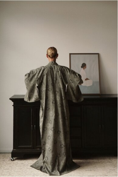 Vintage Authentic Japanese Kimono Hand Made One Size 1