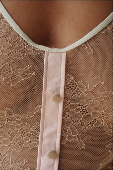 Vintage Lingerie Bodysuit Size S 2