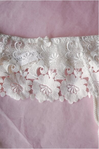 Vintage Lingerie Suspender Belt Size S 2