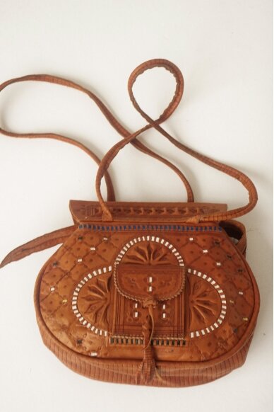 Vintage Unique BoHo Style Leather Bag 1